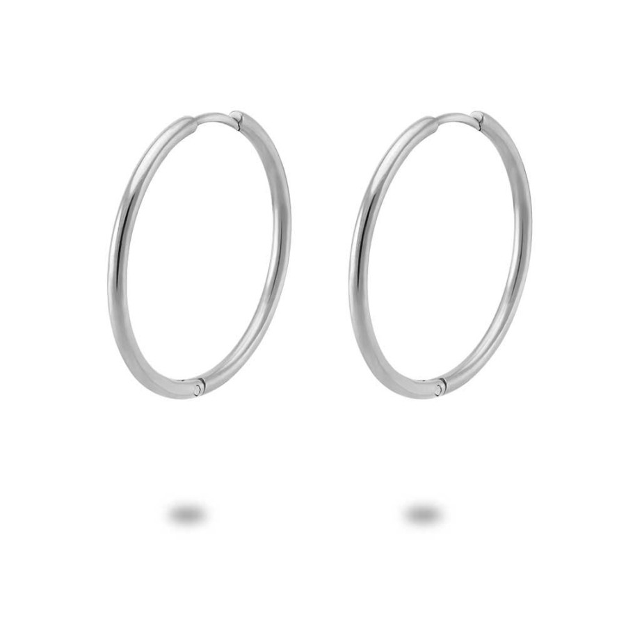 Women Twice As Nice | Stainless Steel Earrings, Hoop 30 Mm