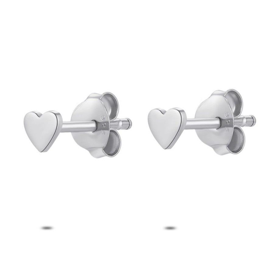 Women Twice As Nice | Silver Earrings, Heart