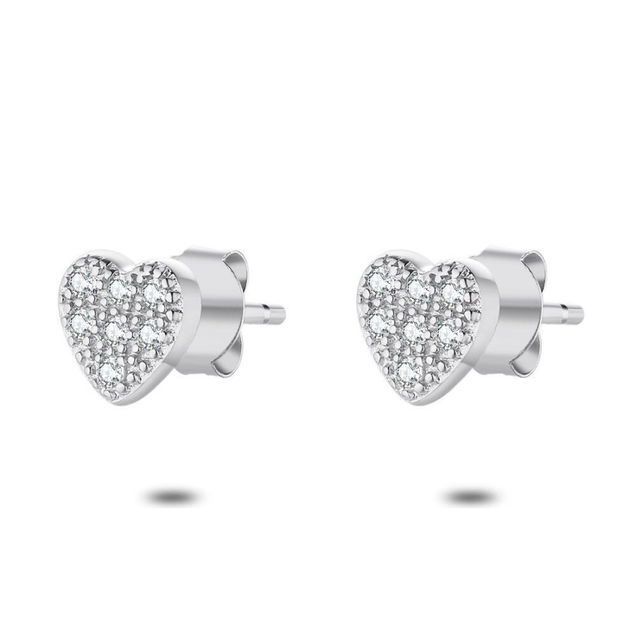 Women Twice As Nice | Silver Earrings, Heart