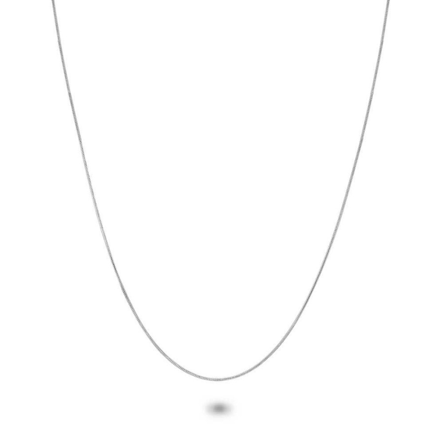 Women Twice As Nice | Stainless Steel Necklace, Snake Chain 1,2 Mm