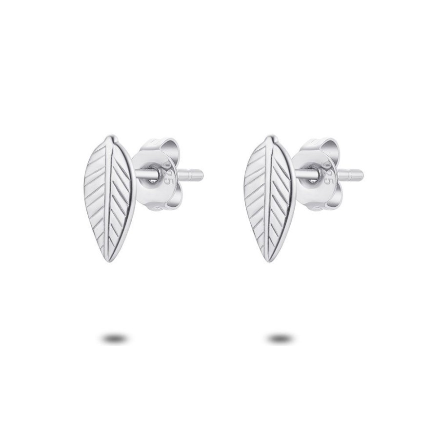 Women Twice As Nice | Silver Earrings, Leaf