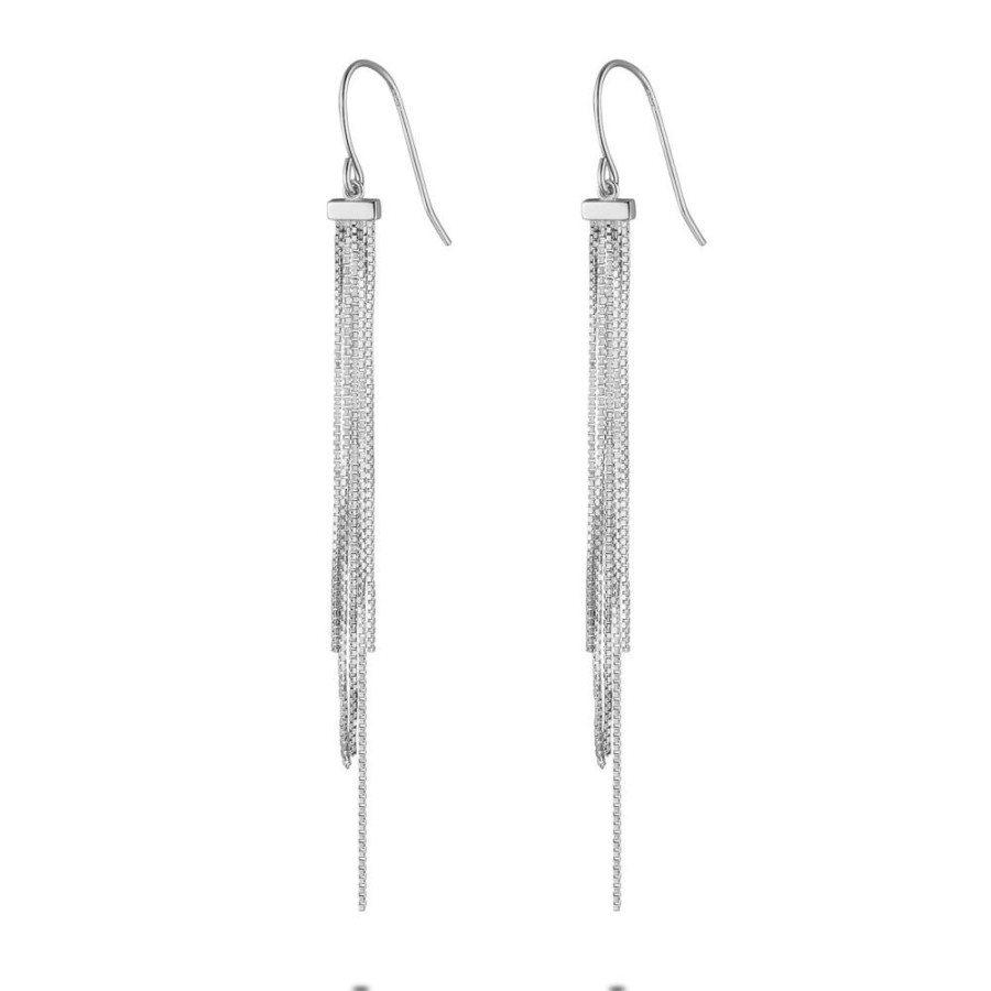 Women Twice As Nice | Silver Earrings, 5 Venetian Chains