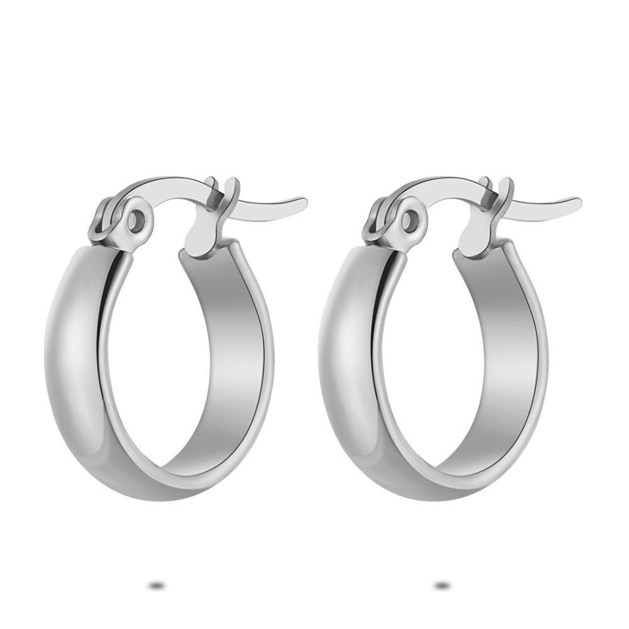 Women Twice As Nice | Stainless Steel Earrings, Hoop Earrings, 15 Mm