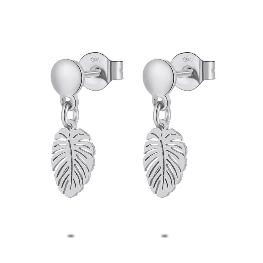 Women Twice As Nice | Silver Earrings, Leaf