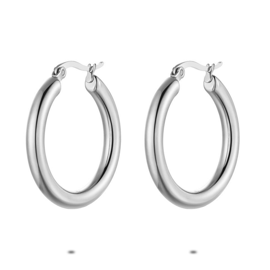 Women Twice As Nice | Stainless Steel Earrings, Hoop Earrings, 30 Mm