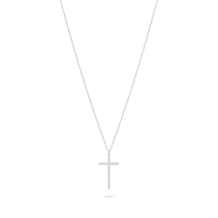 Women Twice As Nice | Stainless Steel Necklace, Cross, 25 Mm