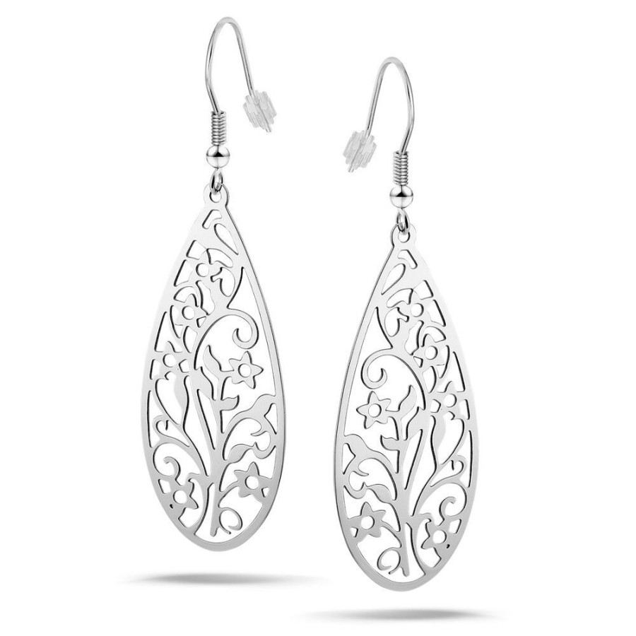 Women Twice As Nice | Stainless Steel Earrings, Flowers