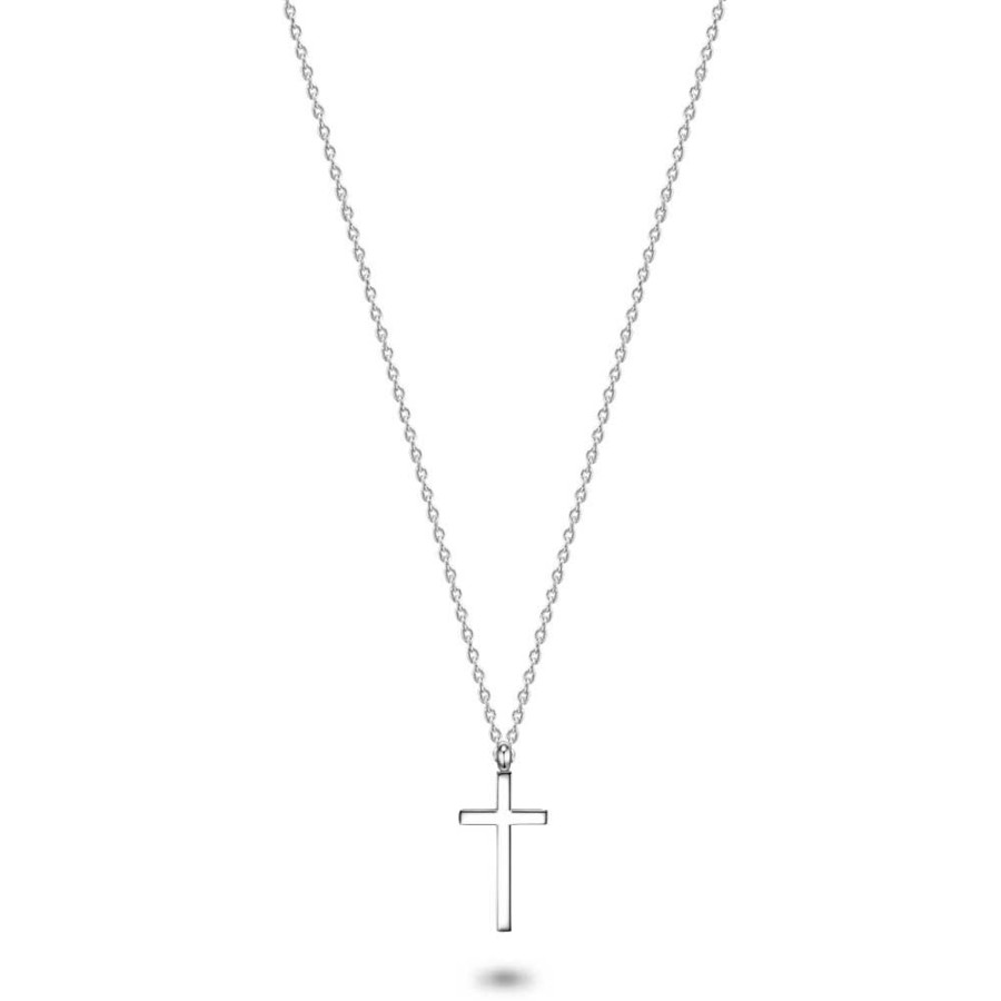 Women Twice As Nice | Stainless Steel Necklace, Small Cross