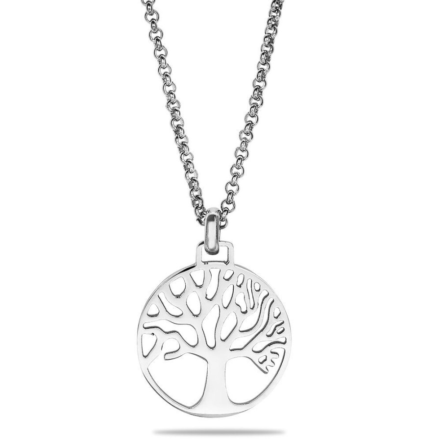 Women Twice As Nice | Stainless Steel Necklace, Tree Of Life Motif