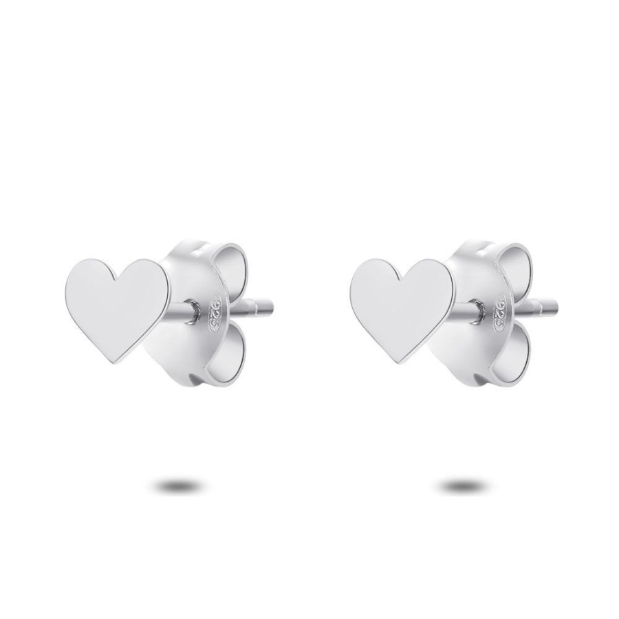 Women Twice As Nice | Silver Earrings, Heart