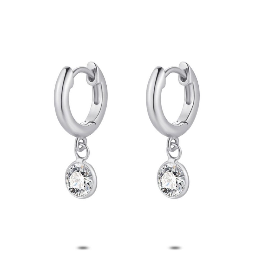 Women Twice As Nice | Silver Earrings, Earring, Zirconia, 5 Mm