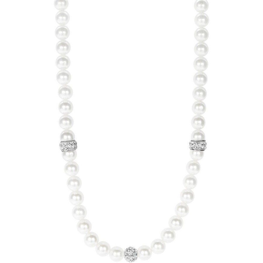 Women Twice As Nice | Silver Necklace, Pearls And Crystals