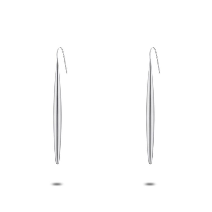 Women Twice As Nice | Stainless Steel Earrings, Round Ellipse On Hook