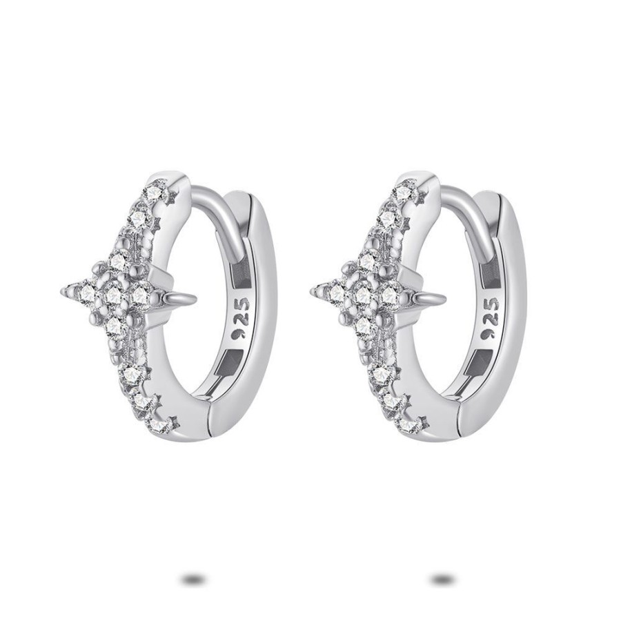 Women Twice As Nice | Silver Earrings, Hoops, Star