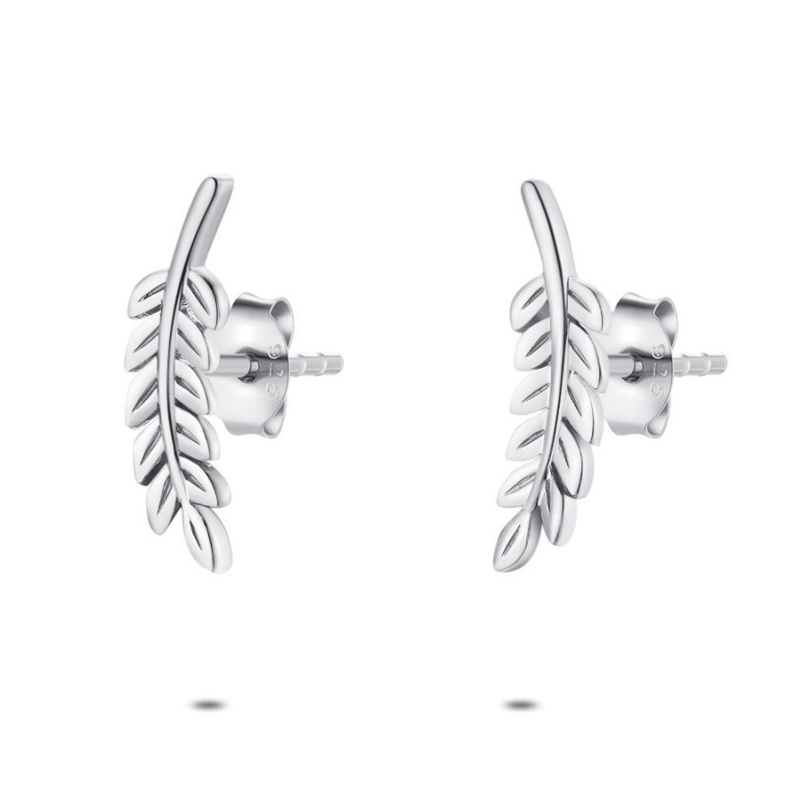 Women Twice As Nice | Earrings In Silver, Branch, 15 Mm