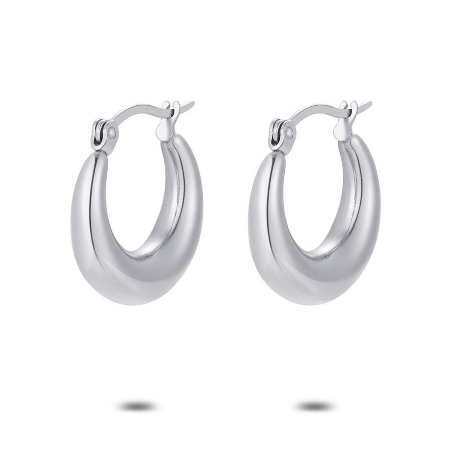 Women Twice As Nice | Stainless Steel Earrings, Hoop, 20 Mm