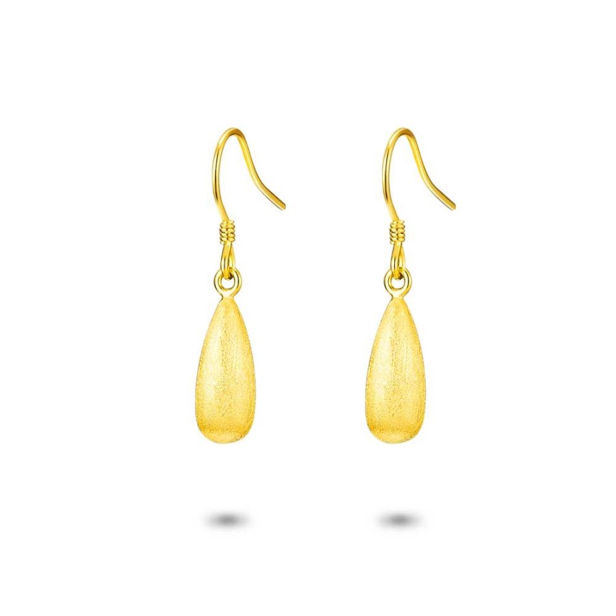 Women Twice As Nice | 18 Ct Gold Plated Silver Earrings, Drop