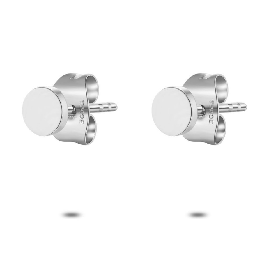 Women Twice As Nice | Stainless Steel Earrings, Round, 4 Mm