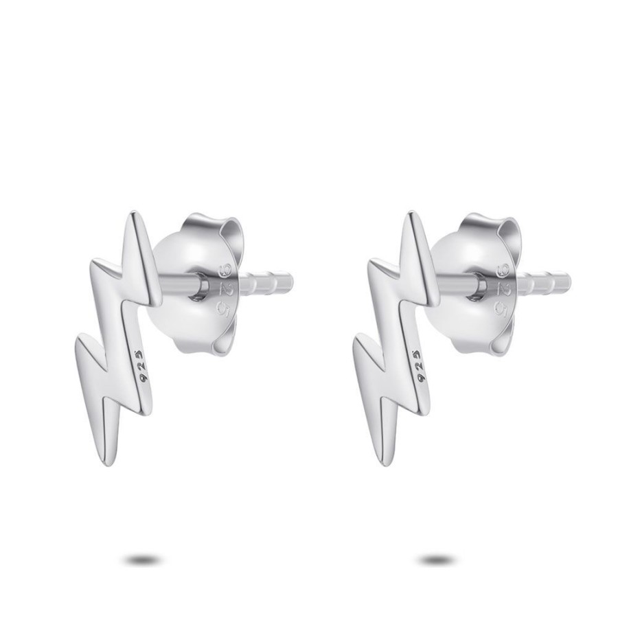 Women Twice As Nice | Earrings In Silver, Lightning