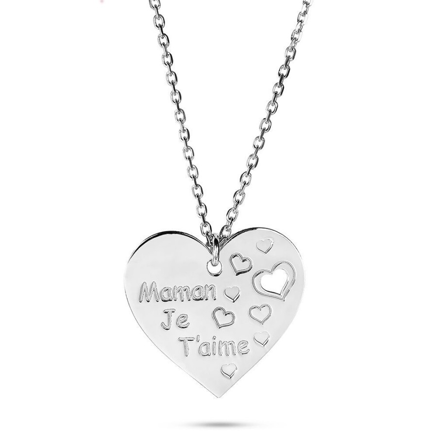 Women Twice As Nice | Silver Necklace, Heart