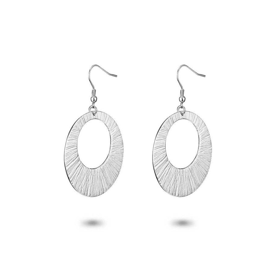 Women Twice As Nice | Stainless Steel Earrings, Striped Round