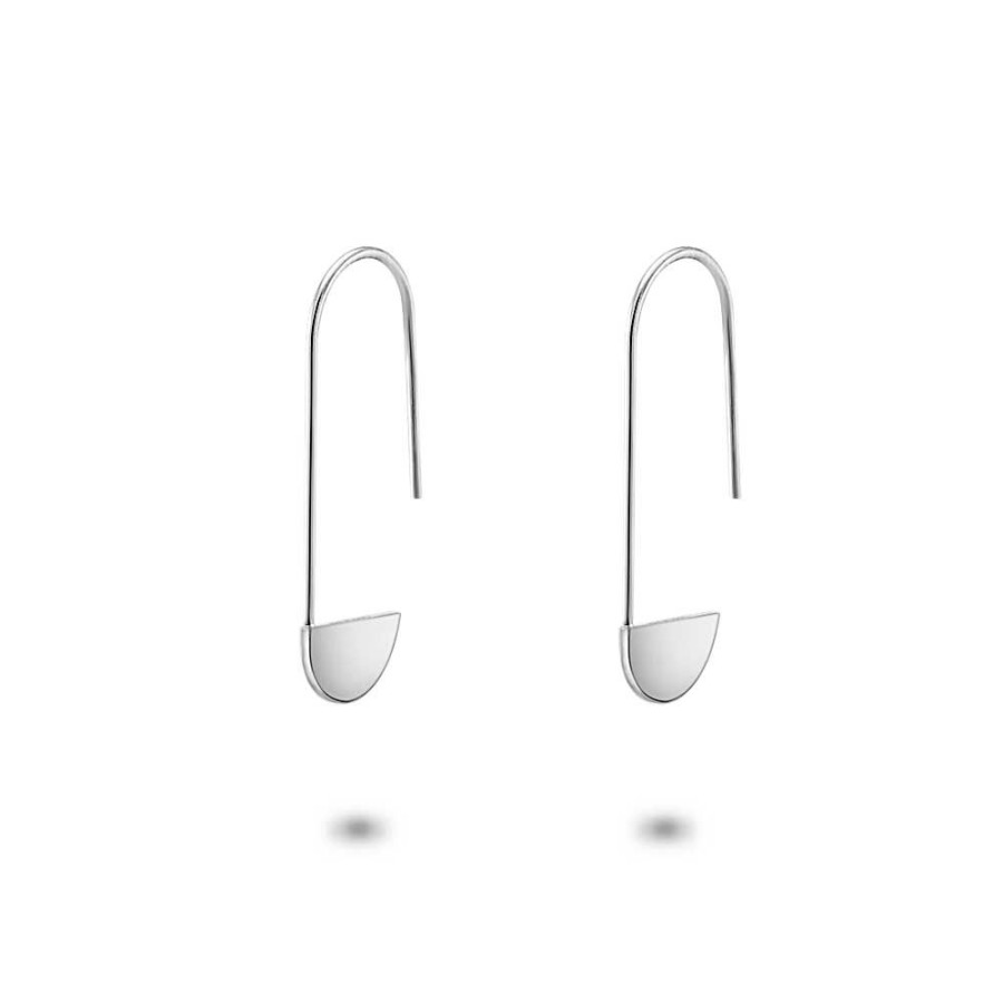 Women Twice As Nice | Stainless Steel Earrings, Half Round On A Hook