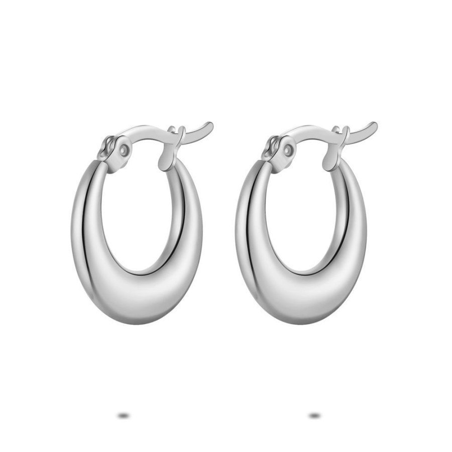 Women Twice As Nice | Stainless Steel Earrings, Hoop Earrings, 18 Mm