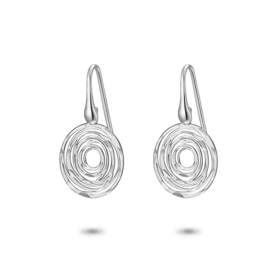 Women Twice As Nice | Silver Earrings, Cut Out Circles